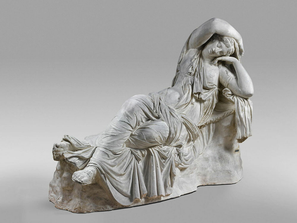 Leopoldo Malpieri, Śpiąca Ariadna, ok. 1850