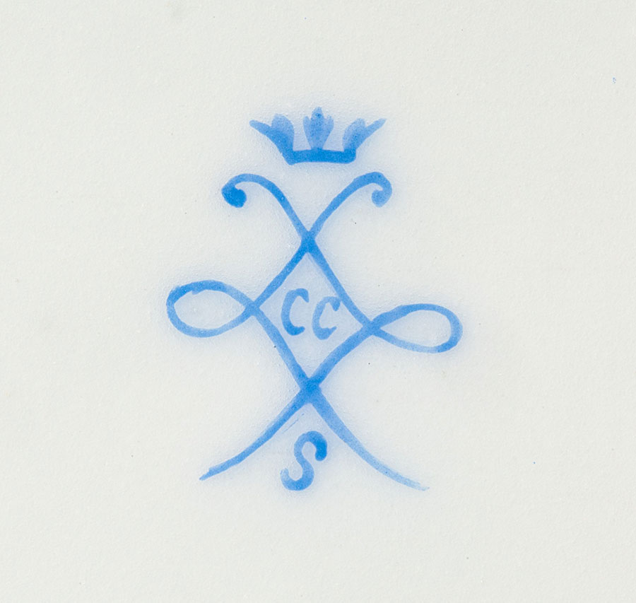 Jedna z sygnatur wytwórni porcelany Edmé Samson & Cie., 3. ćw. XIX w.