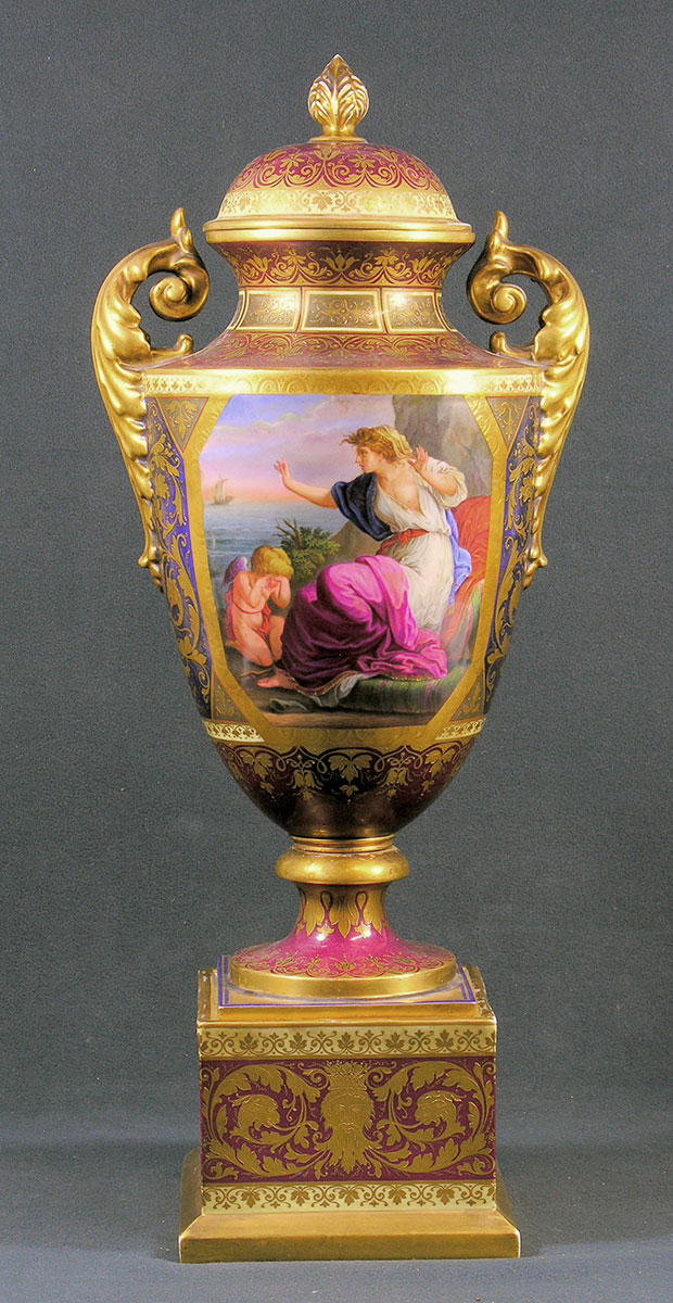 Waza, Cesarska Manufaktura Porcelany w Wiedniu, 1805