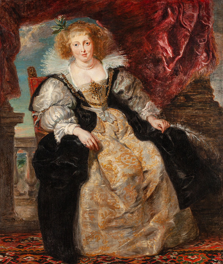Malarz nieokreślony wg Petera Paula Rubensa, Portret Helene Fourment, żony malarza, pocz. XX w. (?)