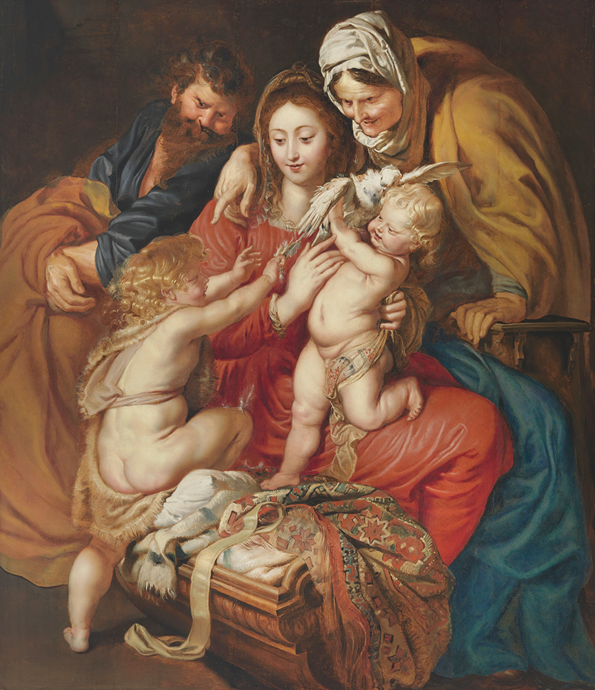 Peter Paul Rubens, Święta rodzina z gołębicą, 1608–1609