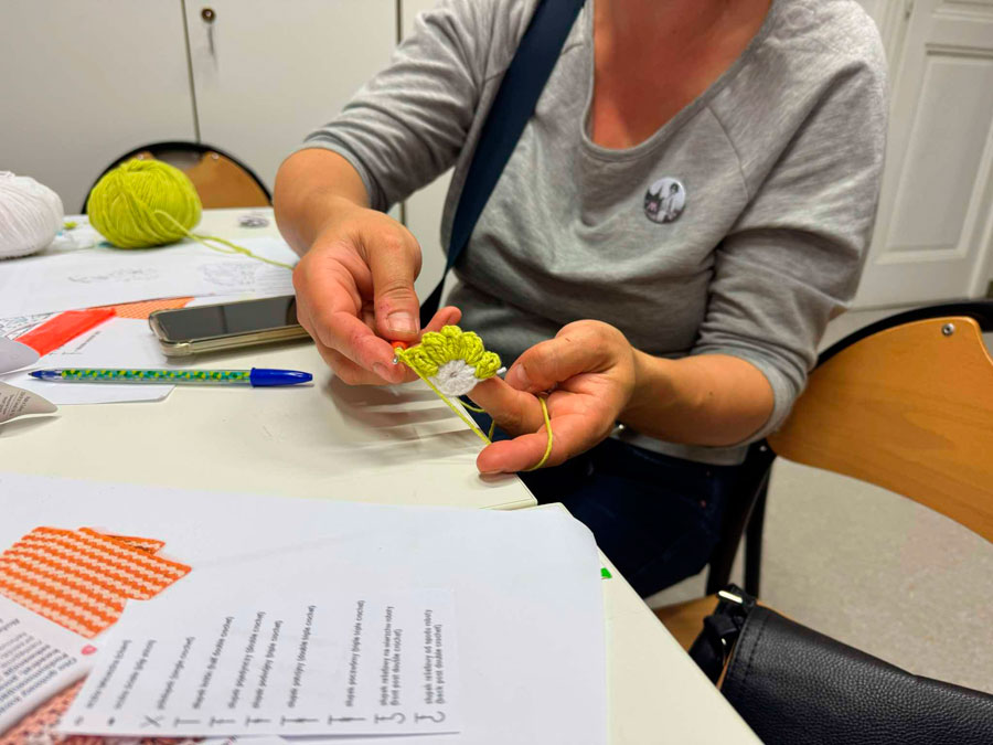 Szydełkowa moda osobista – fotorelacja z warsztatów