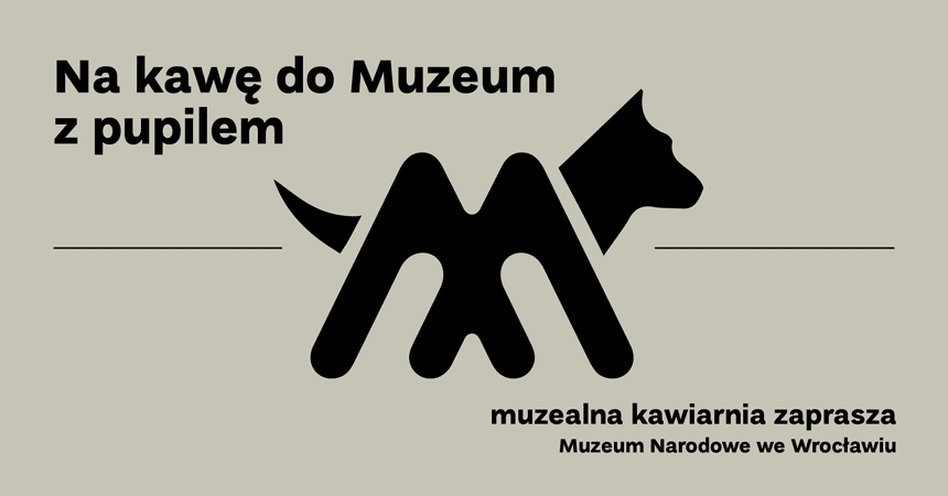 Na kawę do muzeum z pupilem – logo akcji