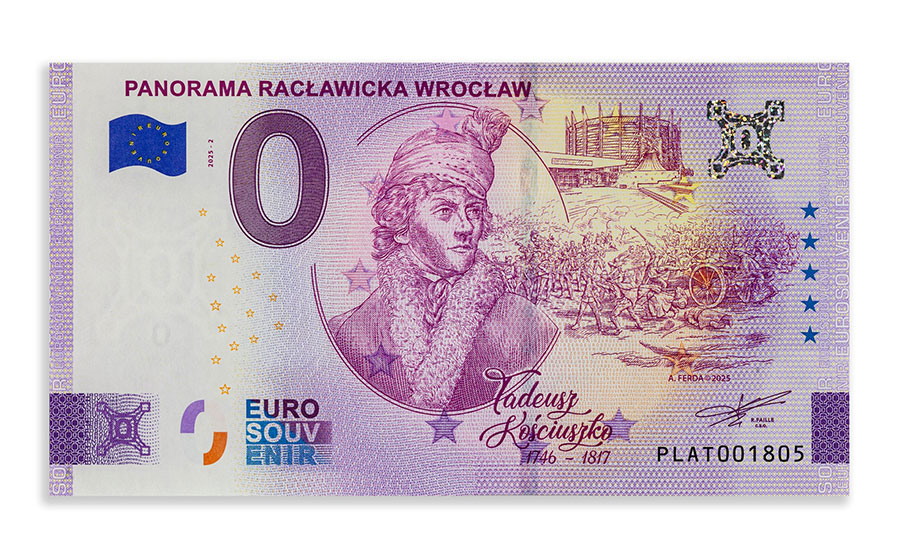 Jubileuszowy banknot z Tadeuszem Kościuszką