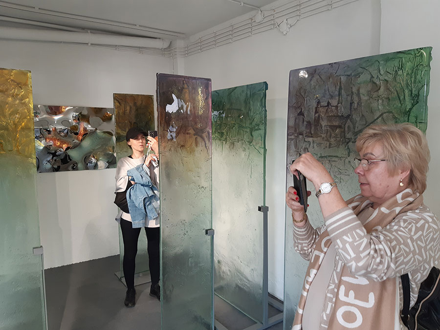 Fotorelacja ze spotkania w pracowni szkła Tomasza i Konrada Urbanowiczów