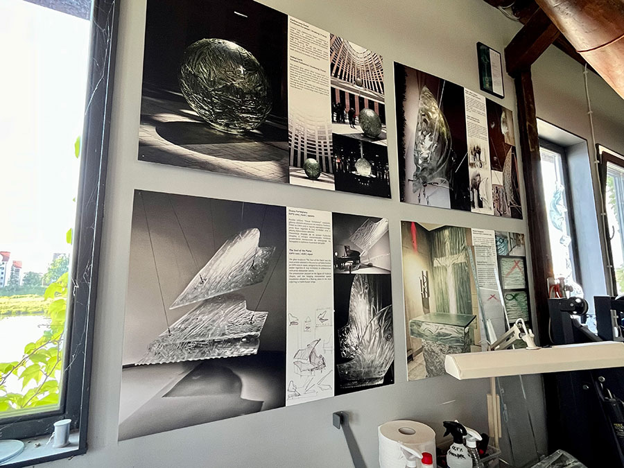 Fotorelacja ze spotkania w pracowni szkła Tomasza i Konrada Urbanowiczów