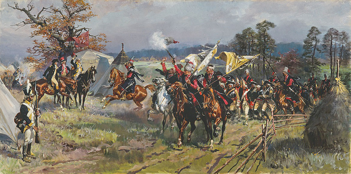 Wojciech Kossak, Po bitwie pod Zieleńcami, 1898