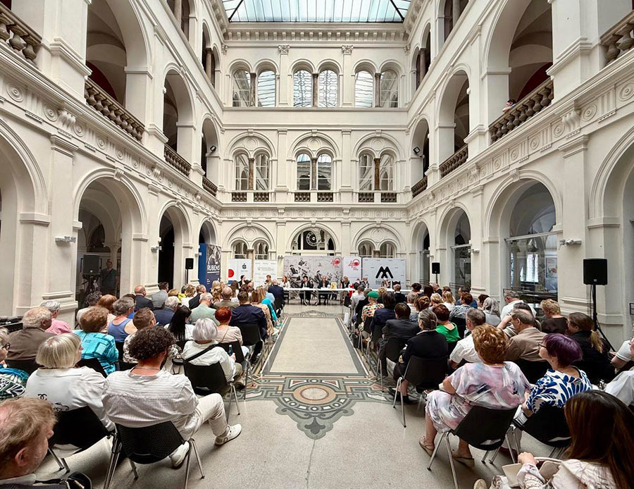 Spotkanie z członkami rodzin malarzy Panoramy Racławickiej
