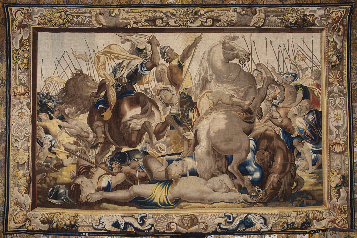 Frans van der Hecke wg kartonów P. P. Rubensa „Śmierć Decjusza Musa”, ok. poł. XVII w.
