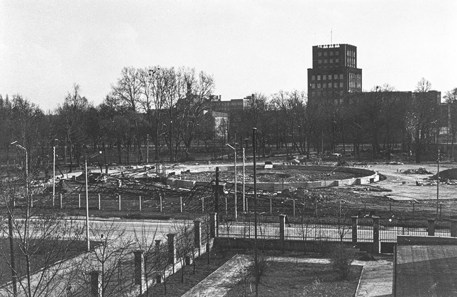 Teren budowy „Panoramy Racławickiej”