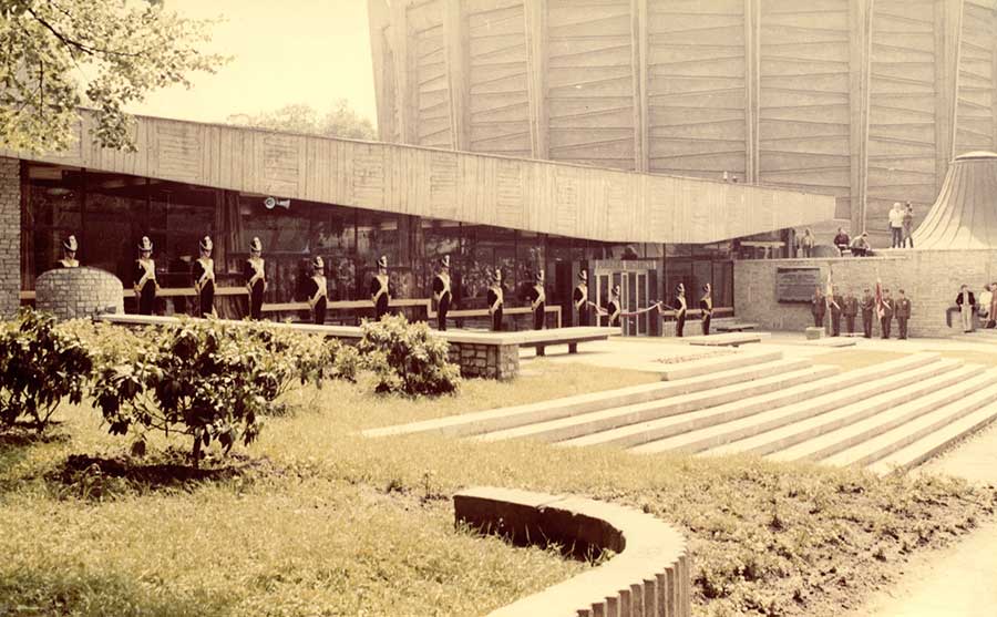 Uroczyste otwarcie Panoramy Racławickiej 14 czerwca 1985 r.