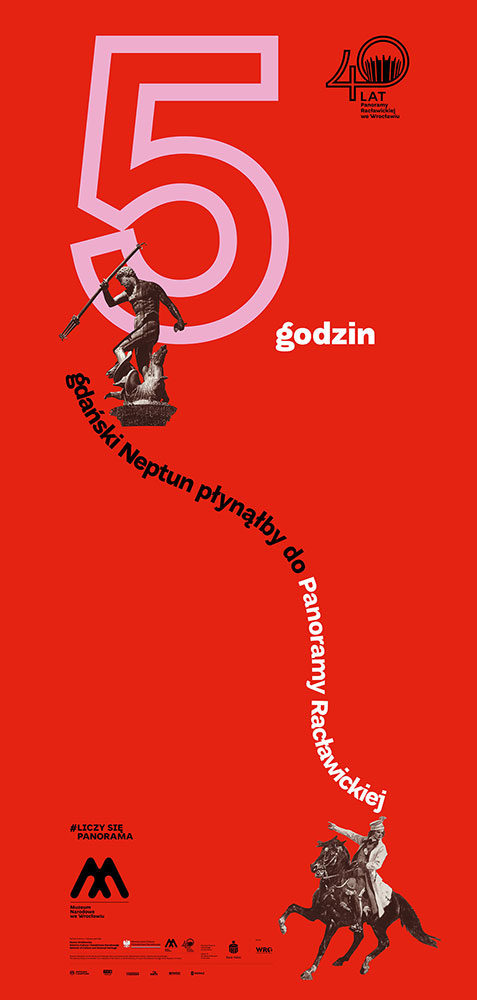 Plakat jubileuszowy Panoramy Racławickiej – Gdańsk