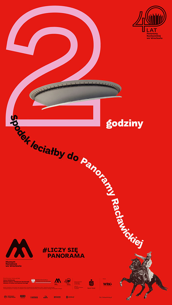 Plakat jubileuszowy Panoramy Racławickiej – Katowice