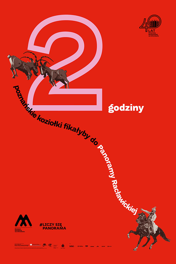 Plakat jubileuszowy Panoramy Racławickiej – Poznań