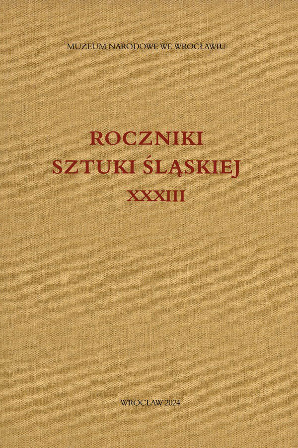Roczniki Sztuki Śląskiej, tom 33