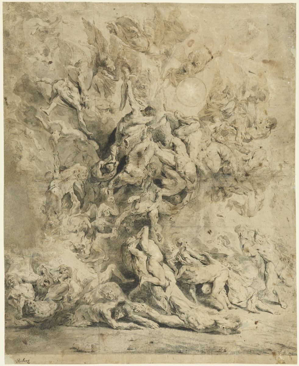 Michael Leopold Willmann, Strącenie zbuntowanych aniołów