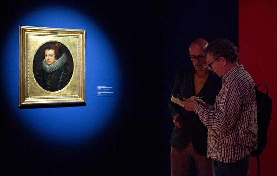 Wizyta dziennikarzy z Belgii w Muzeum Narodowym we Wrocławiu