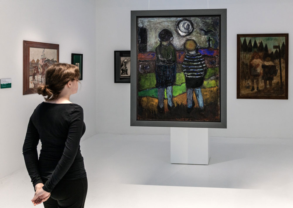 Na wystawie „Waldemar Cwenarski. Czułość. Powroty i poszukiwania”