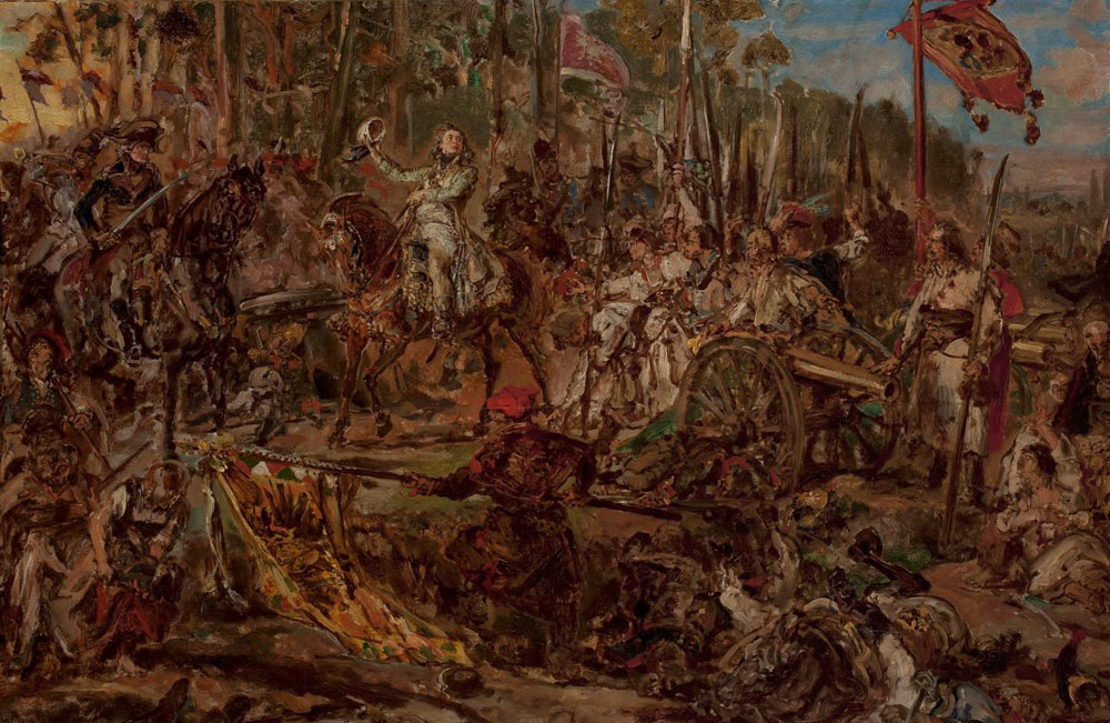 Jan Matejko, Szkic do obrazu Kościuszko pod Racławicami, 1885