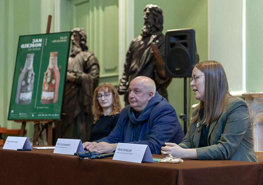Konferencja prasowa przed otwarciem wystawy „Jan Giejson. Od nowa”