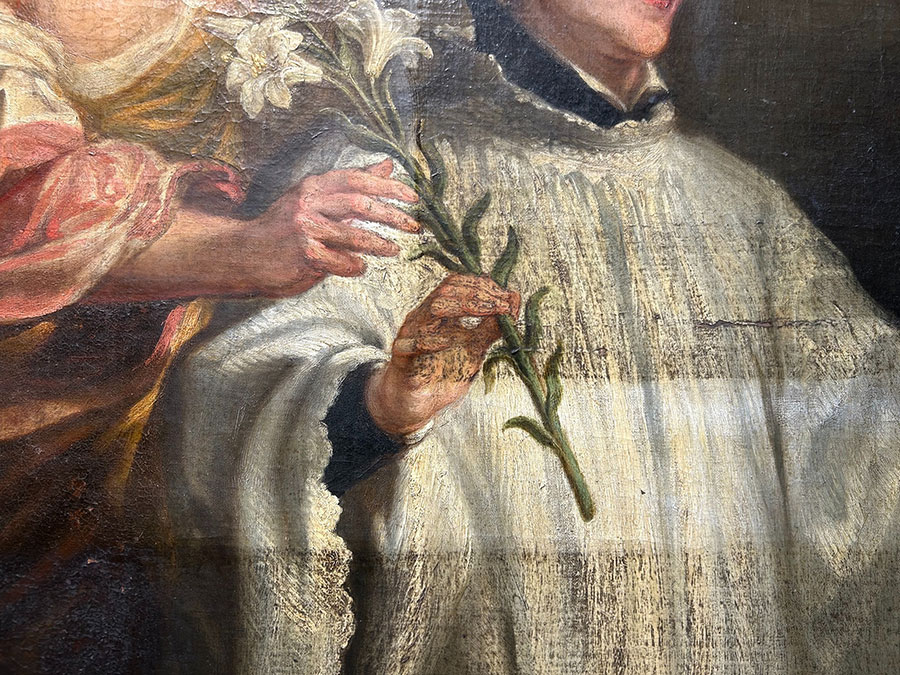 Konserwacja obrazu z wizją św. Antoniego do wystawy „Rubens na Śląsku”