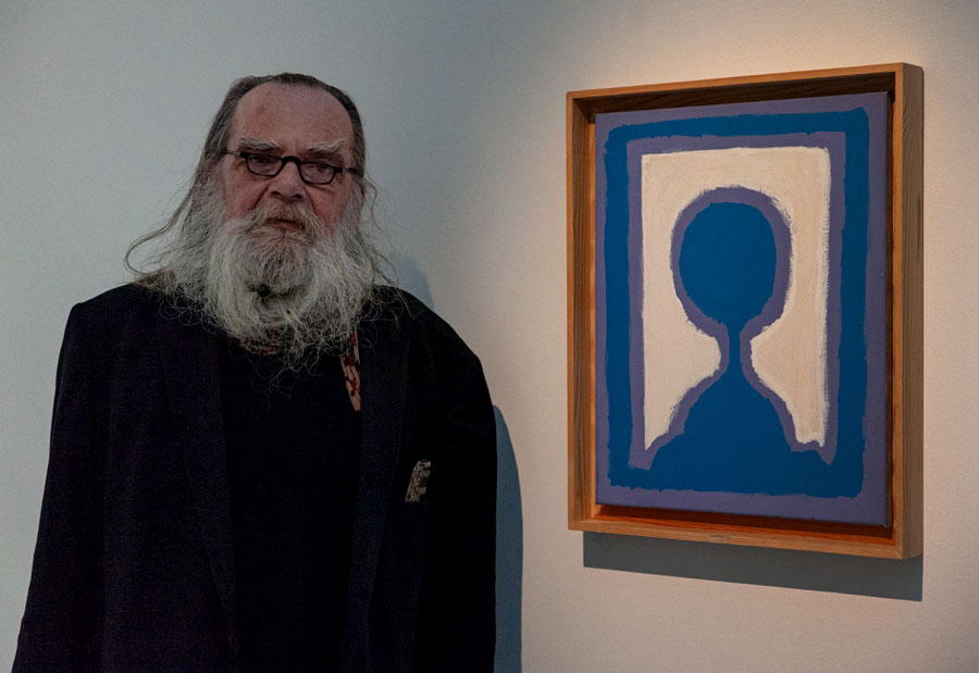 Marcin Harlender na wystawie Cwenarskiego