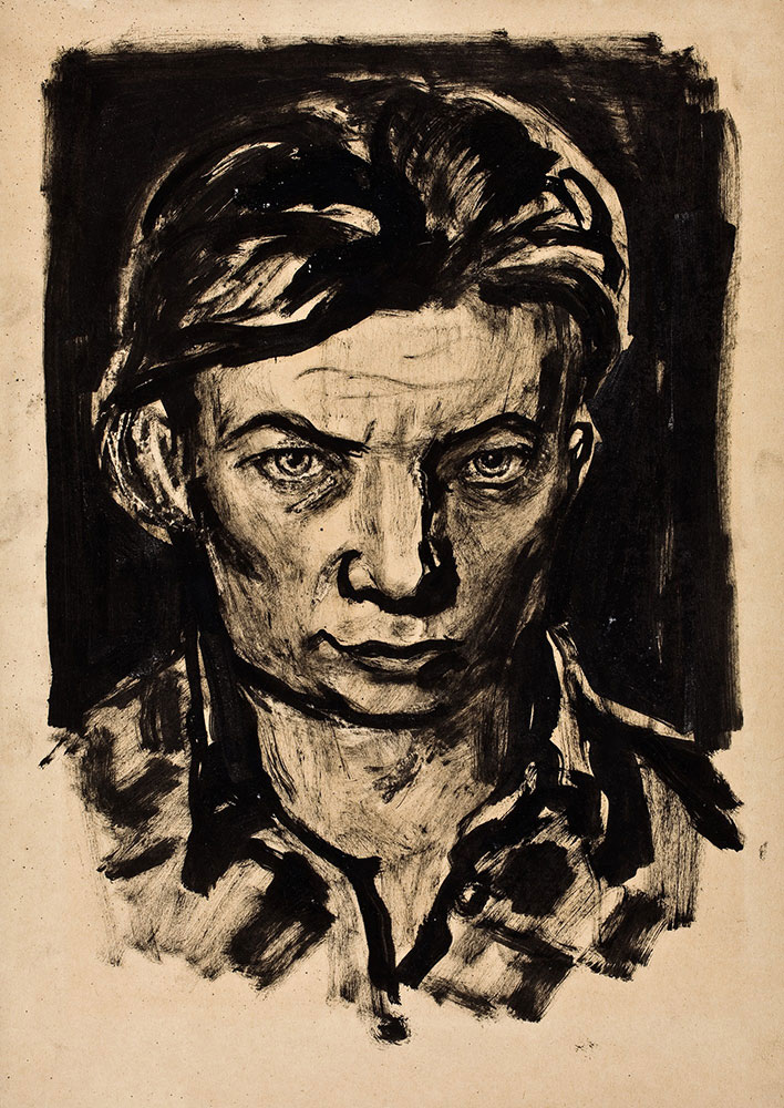 Waldemar Cwenarski, Autoportret, 1952