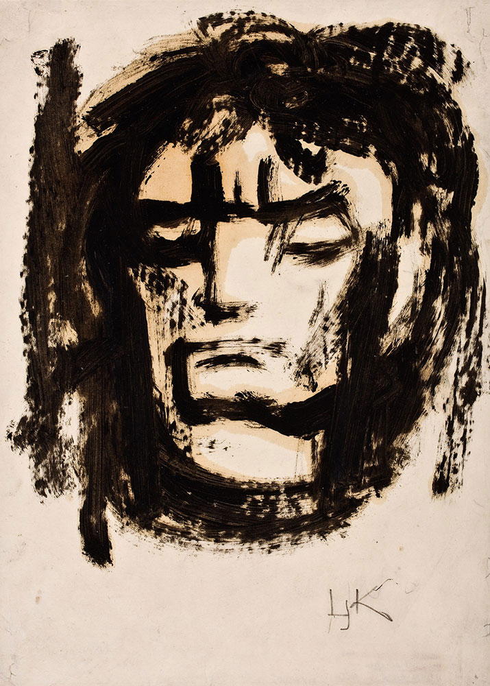 Waldemar Cwenarski, Autoportret, 1952