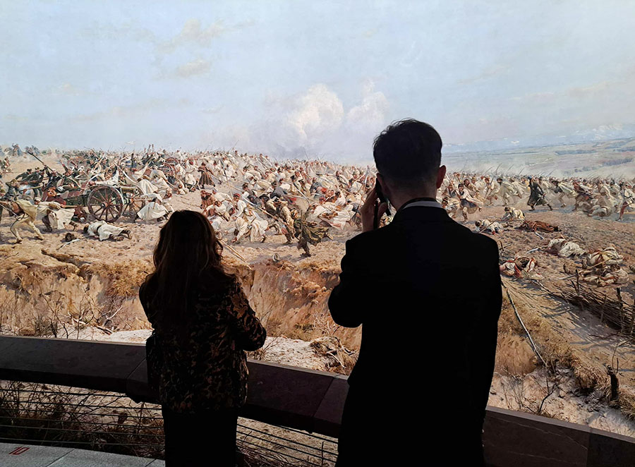 Goście z Gwatemali z wizytą w Muzeum „Panorama Racławicka”