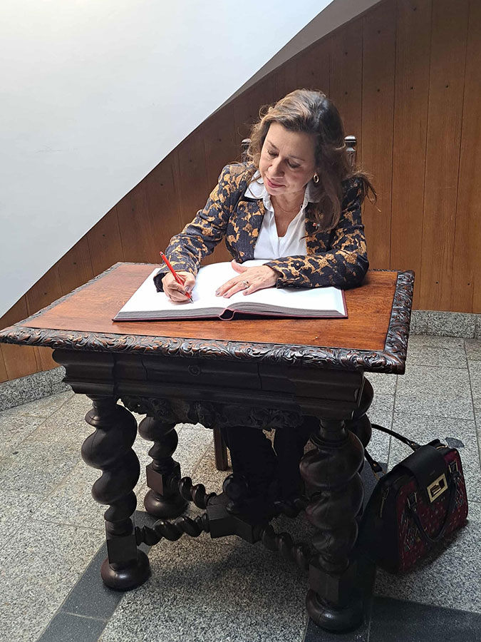 Goście z Gwatemali z wizytą w Muzeum „Panorama Racławicka”