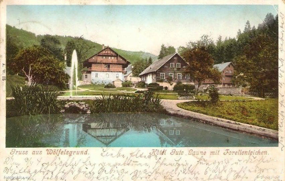 Archiwalna pocztówka z Międzygórza