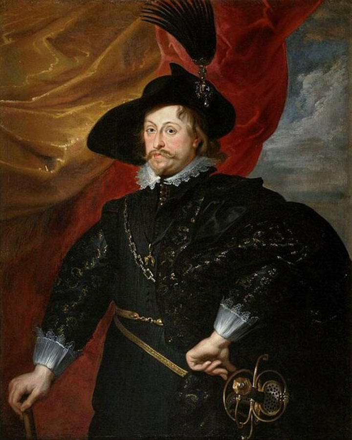 Portret królewicza Władysława Wazy, 1624, warsztat Petera Paula Rubensa