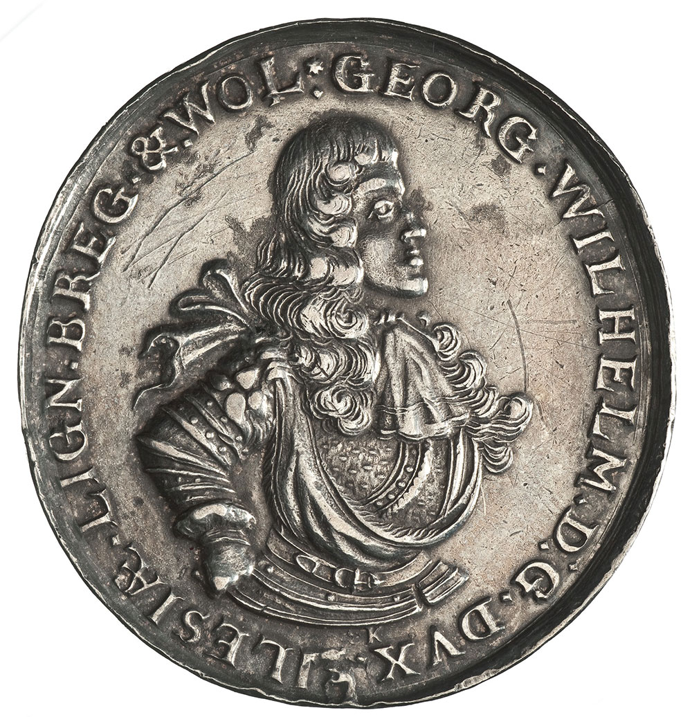 Moneta Jerzego Wilhelma, ostatniego męskiego potomka dynastii Piastów