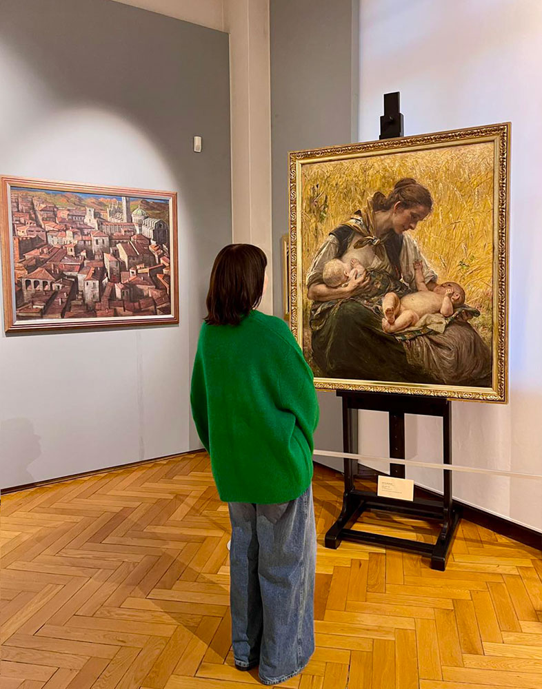 Obraz Berthy Wegmann na wystawie stałej