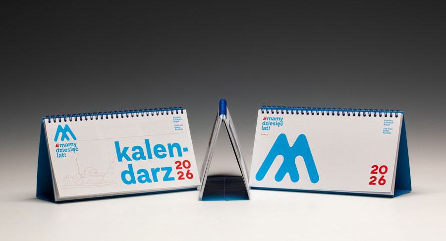 Kalendarz jubileuszowy na 10-lecie Pawilonu Czterech Kopuł