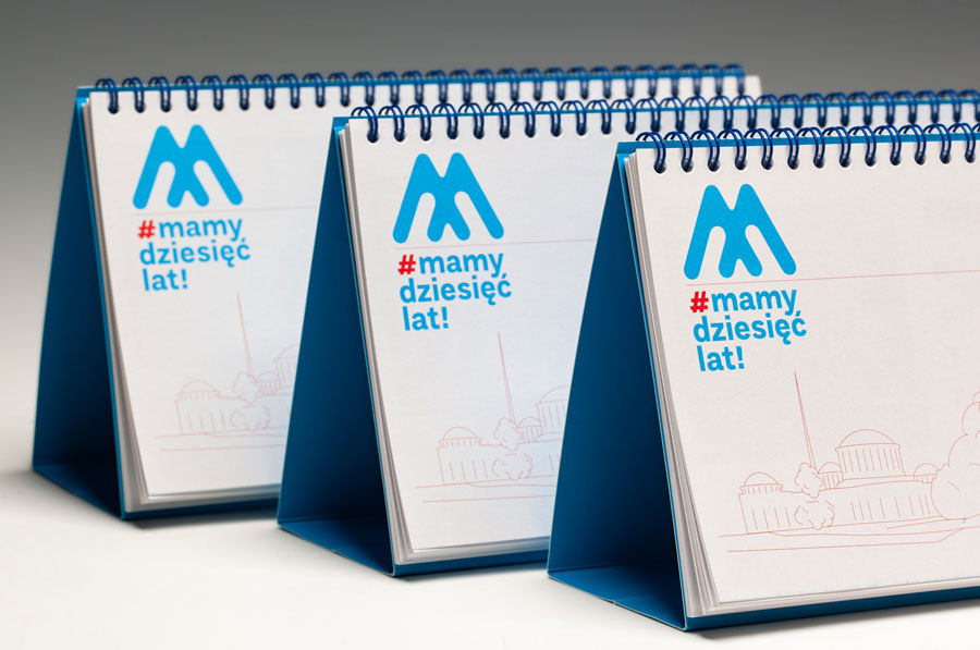 Kalendarz jubileuszowy na 10-lecie Pawilonu Czterech Kopuł