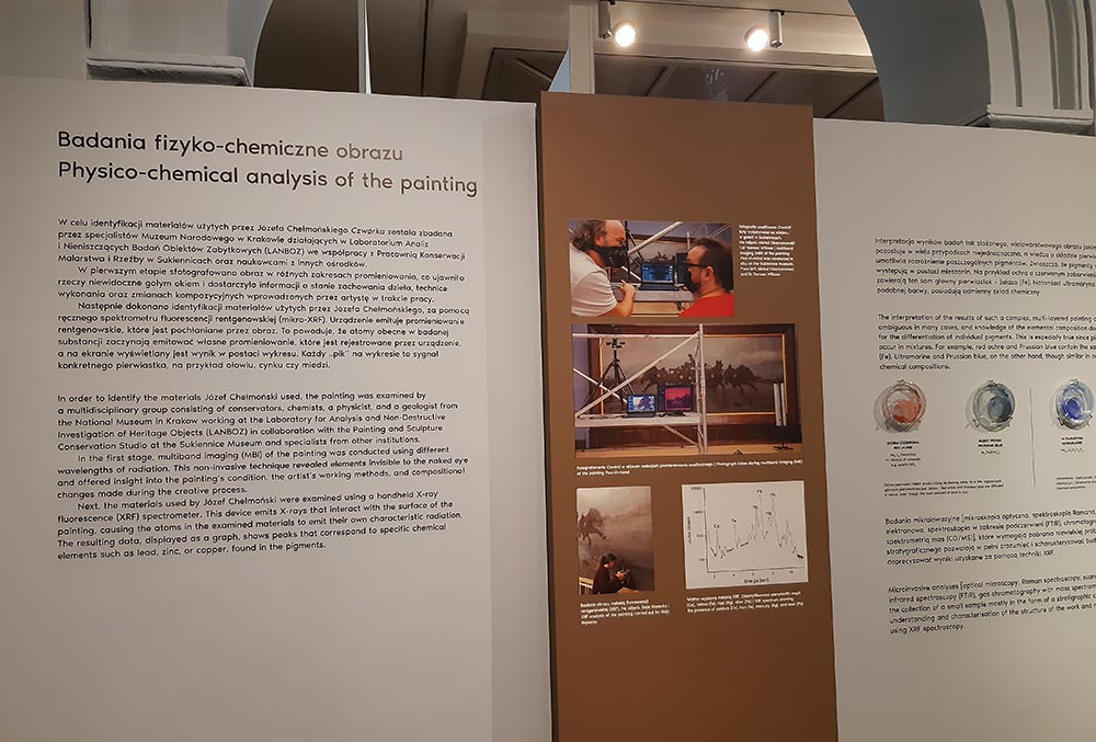 Stowarzyszenie Przyjaciół Muzeum na wycieczce w Krakowie – zwiedzanie Sukiennic – wystawa o konserwacji obrazu Józefa Chełmońskiego „Czwórka”