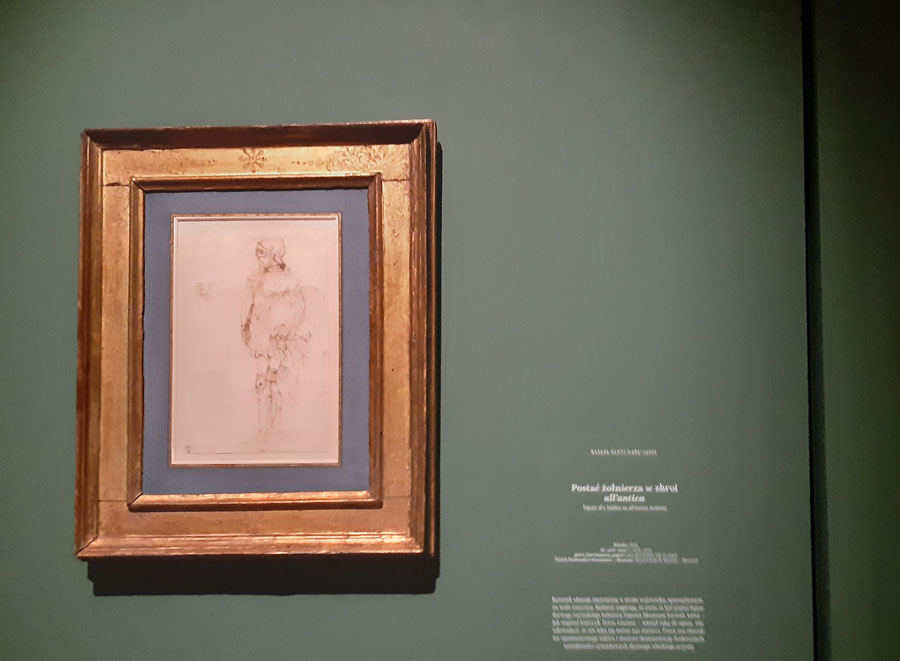 Fotorelacja z wycieczki do Warszawy dla Stowarzyszenia Przyjaciół Muzeum we Wrocławiu – rysunek Rafaela Santi na wystawie „Niech nas widzą” w Zamku Królewskim