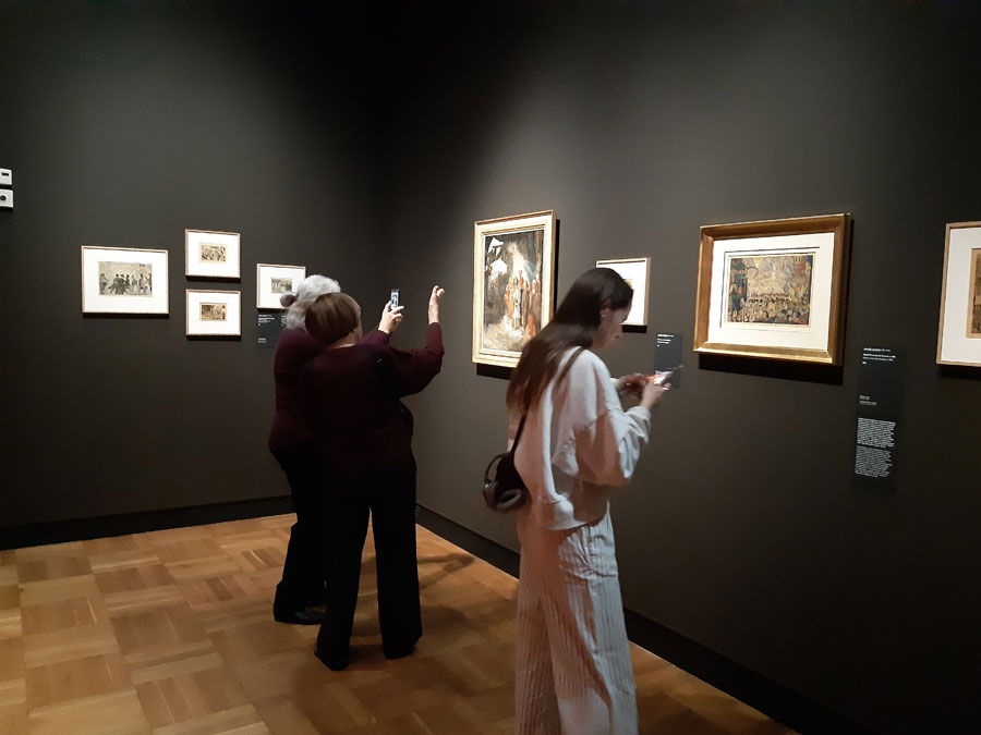 Fotorelacja z wycieczki do Warszawy dla Stowarzyszenia Przyjaciół Muzeum we Wrocławiu – obrazy w Muzeum Narodowym