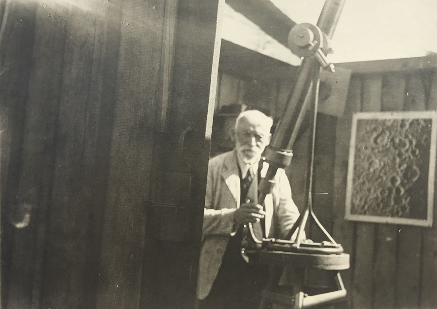 Altana ogrodowa Hermanna Kleinera w Sobótce, l. 30. XX w.; fot. ze zbiorów rodziny Jaroslava Vonki w Hořicach