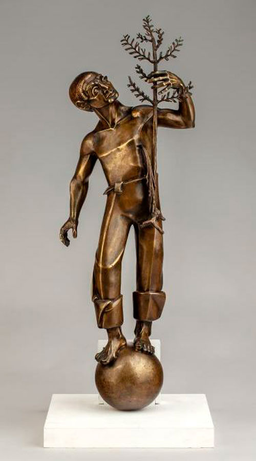 Jaroslav Vonka, figura Ogrodnika – Drzewo życia, ok. 1930, MNWr; fot. A. Podstawka