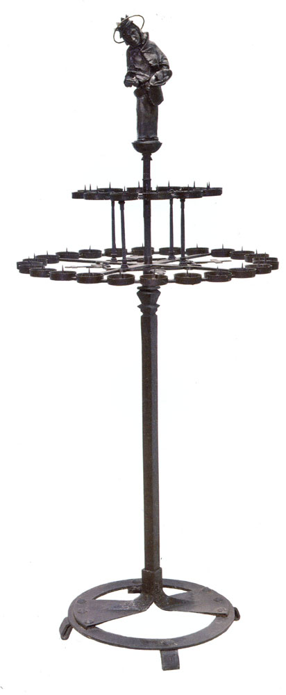 Jaroslav Vonka, świecznik z figurą św. Elżbiety, 1934, MNWr; fot. A. Podstawka