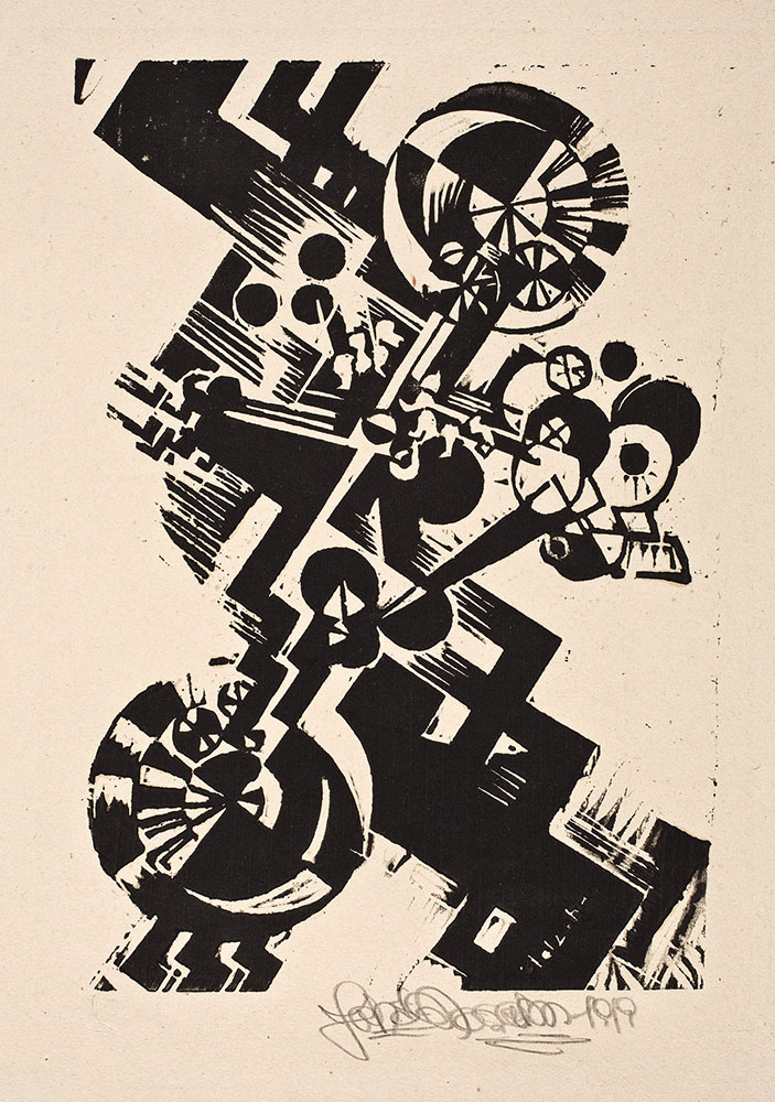 Johannes Molzahn, Geballte Energien, 1919