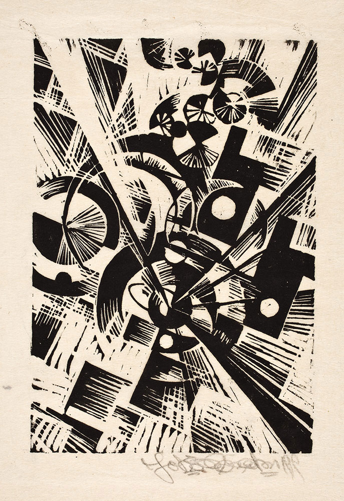 Johannes Molzahn, Sternbewegung, 1919