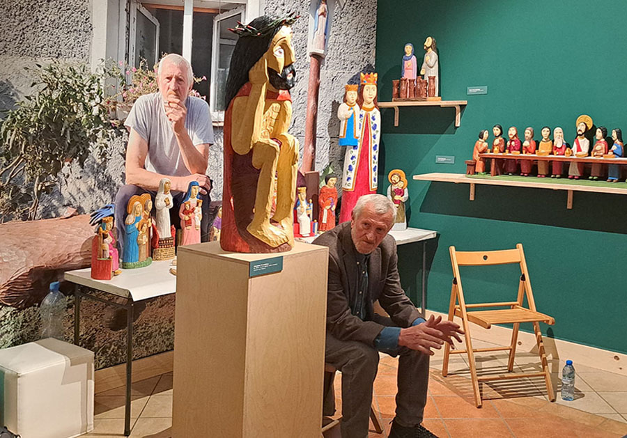 Spotkanie z rzeźbiarzem Janem Giejsonem w Muzeum Etnograficznym