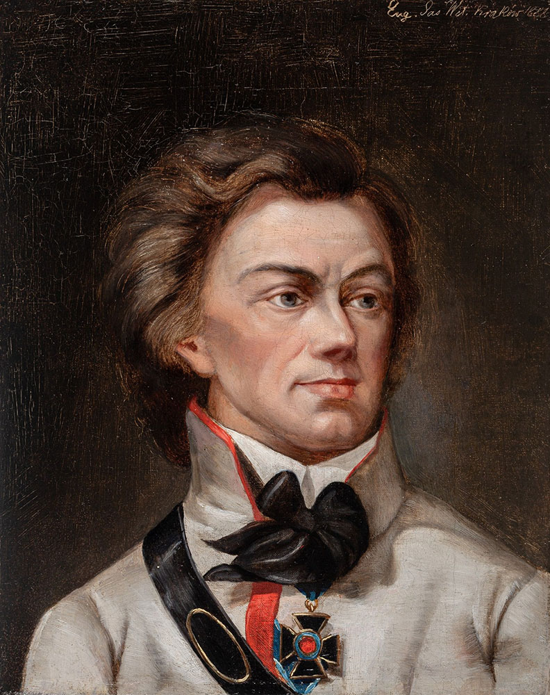 Portret Tadeusza Kościuszki autorstwa Eugeniusza Sas-Witwickiego