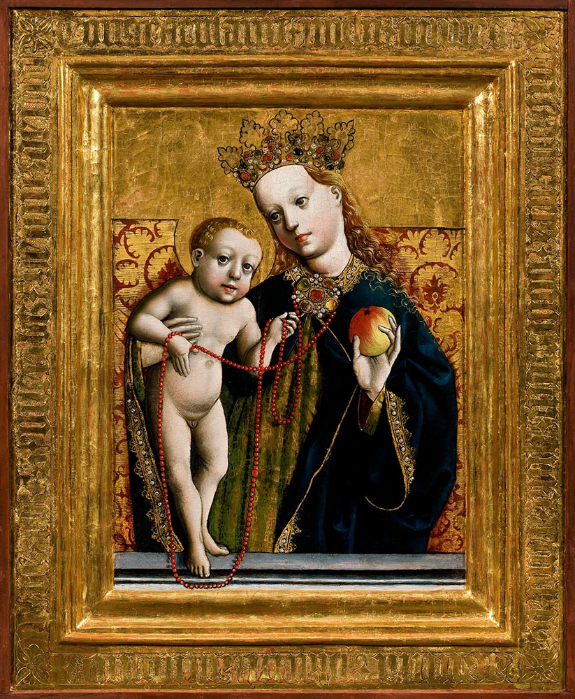 Obraz Matki Boskiej z Dzieciątkiem, ok. 1450, z dawnego klasztoru wrocławskich klarysek