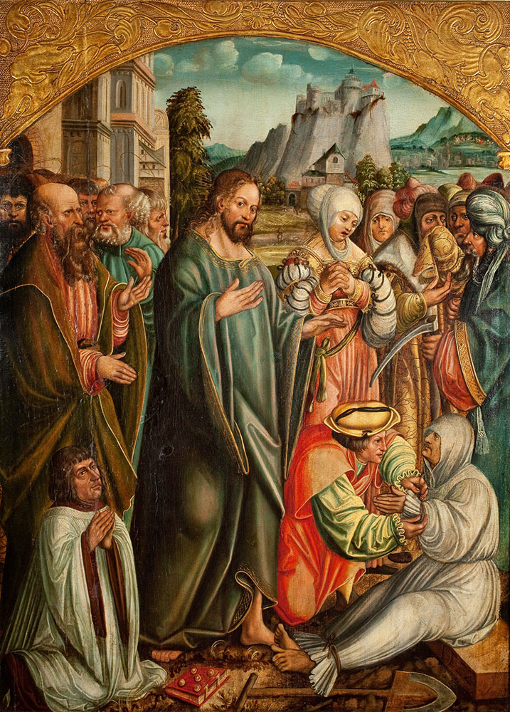 Obraz z epitafium Baltazara Bregela (zm. 1521) z przedstawieniem Wskrzeszenia Łazarza, 1522