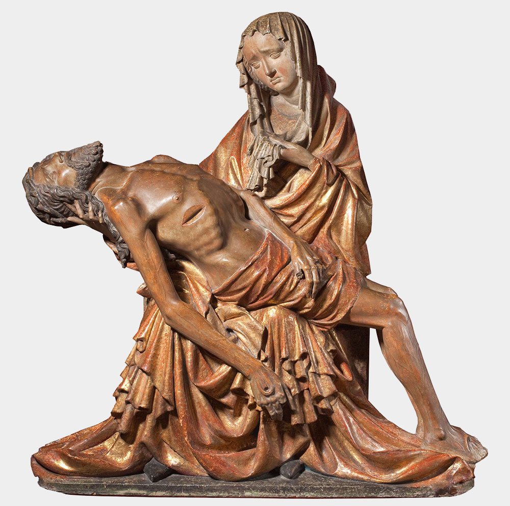 Pieta, ok. 1400 z kościoła NMP na Piasku we Wrocławiu