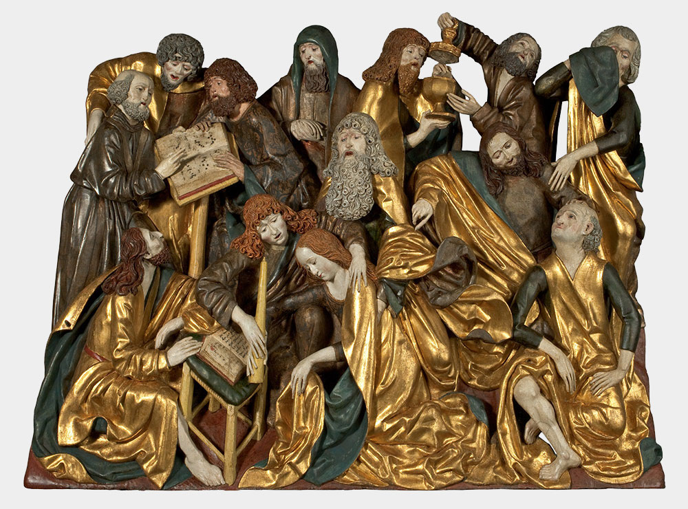 Retabulum Zaśnięcia Marii, płaskorzeźba środkowa